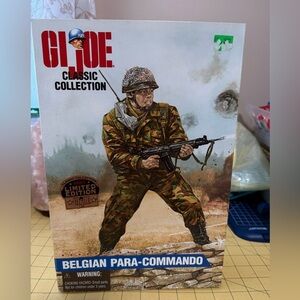 GI Joe Action Figure Belgian Para Commando, New in Box!